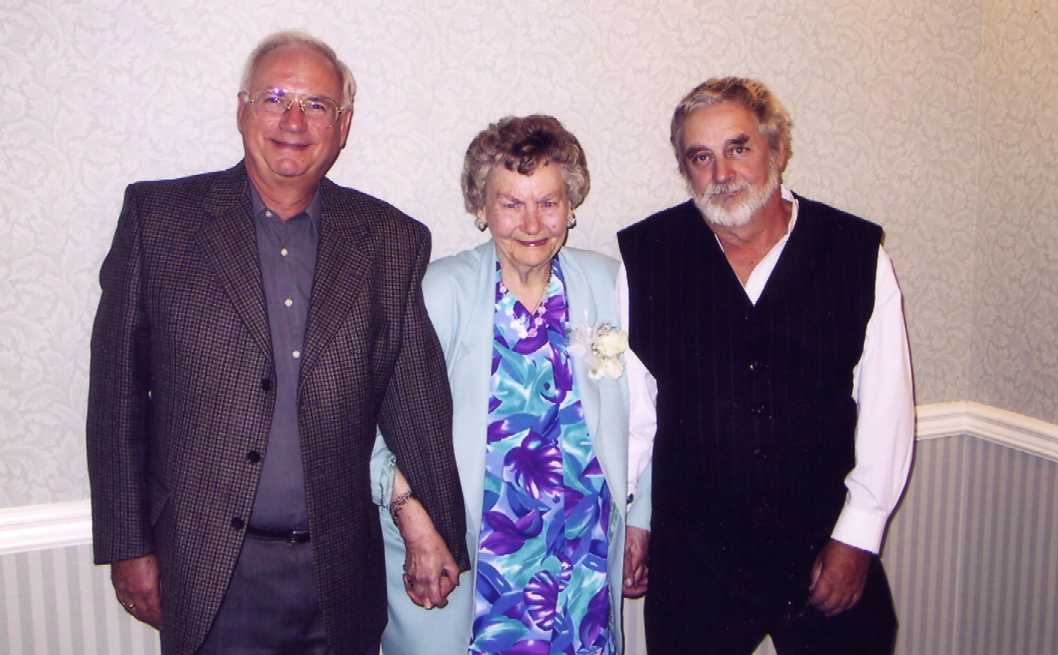 Isabell with Ted and Riley